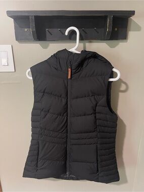 Alpine Design Black Hooded Packable Puffer Vest - Women